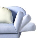 De armleuning die rustig naar benende klapt