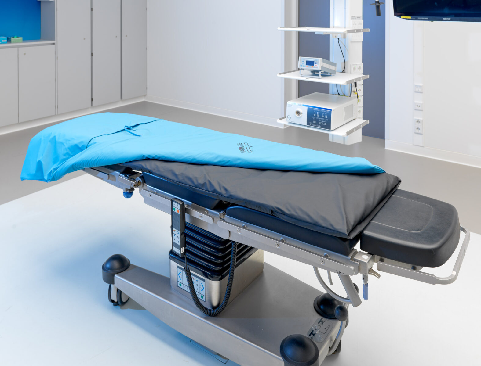 VAB OK warmte matras en deken op OK tafel